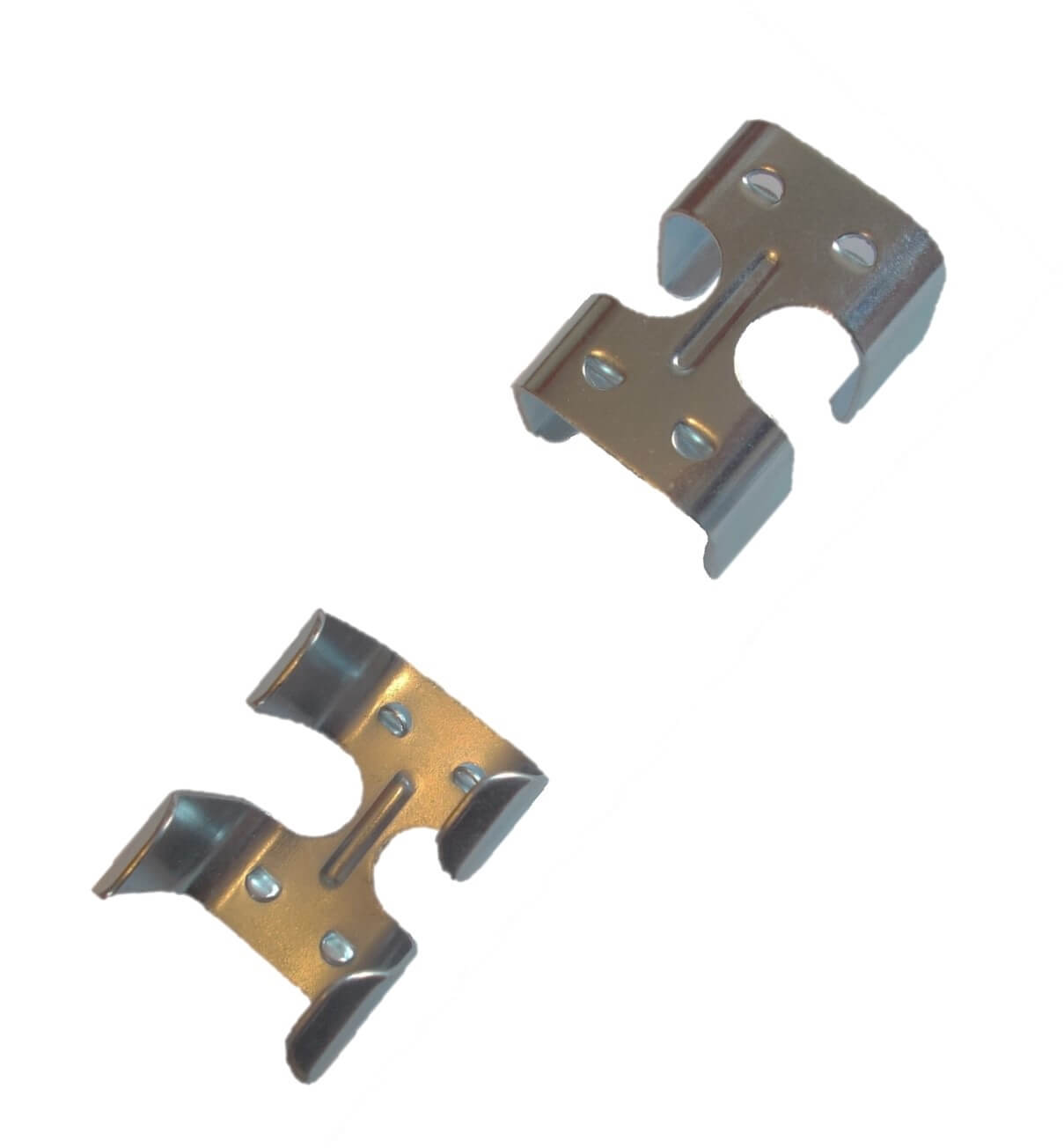2 Pack Zinc Plated Medium Duty Double Rope Clamps - Hill Leather Company