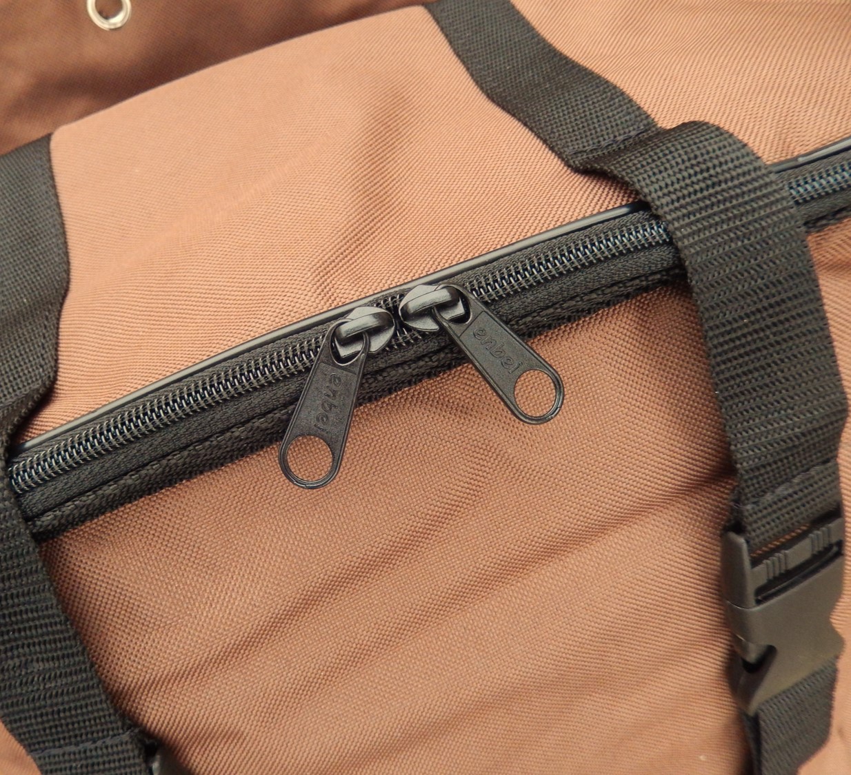 Brown Heavy Duty Nylon Insulated Large Saddle Bags Easy Install Hill Leather Company