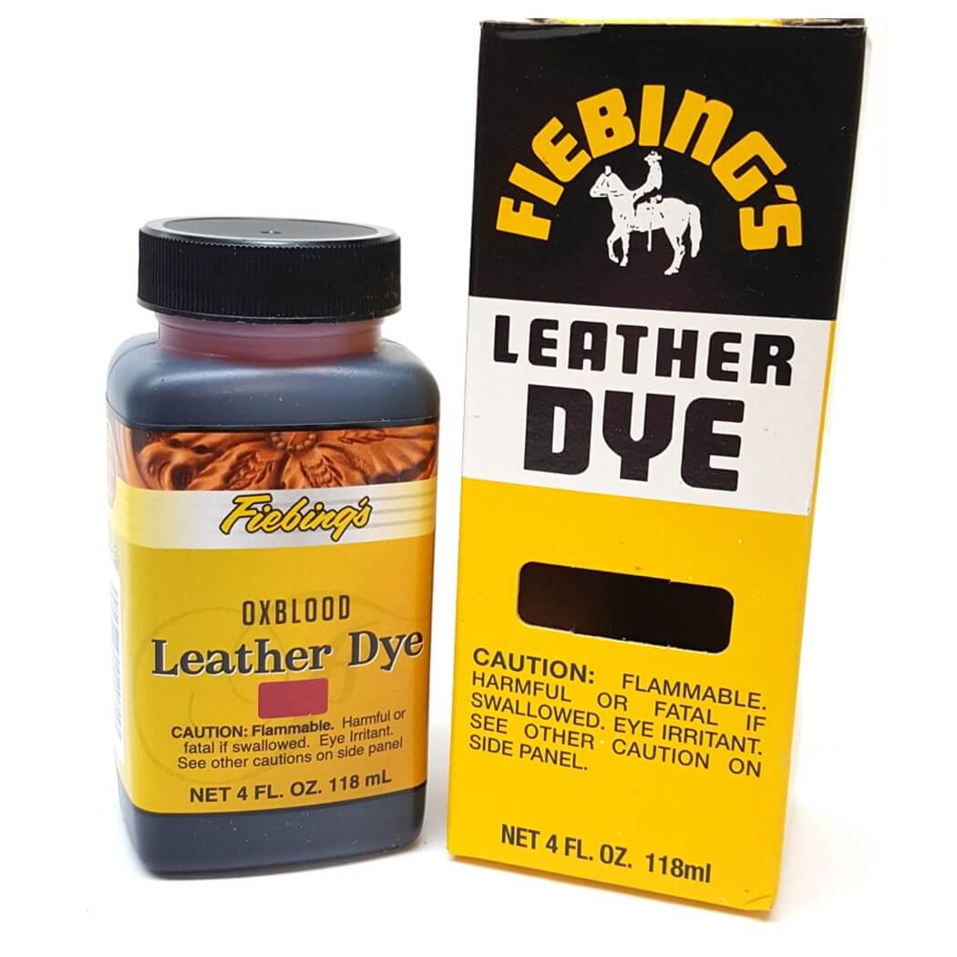 Fiebing's Pro Leather Dye 4 oz. Oxblood - Hill Leather Company