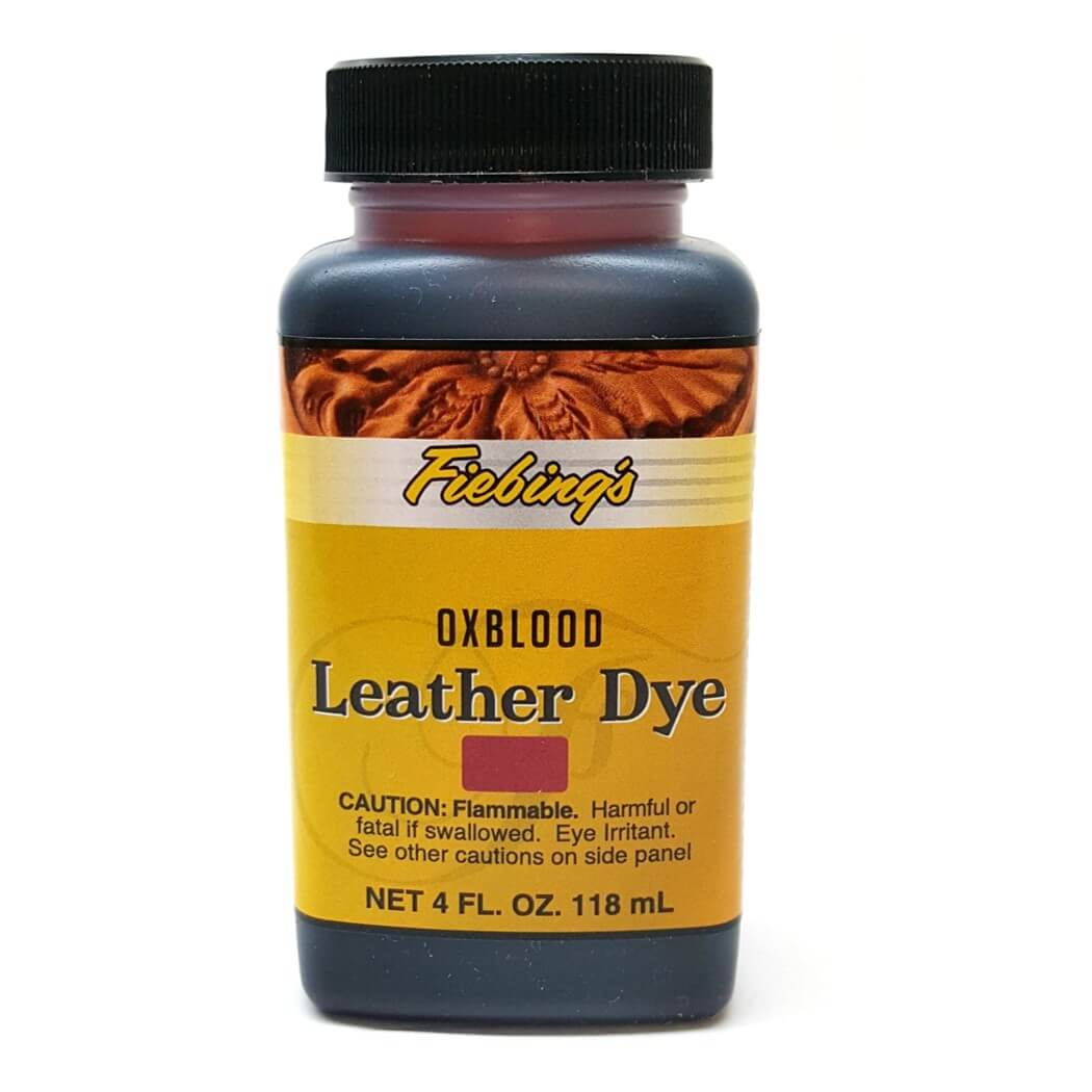 Fiebing's Pro Leather Dye 4 oz. Oxblood - Hill Leather Company