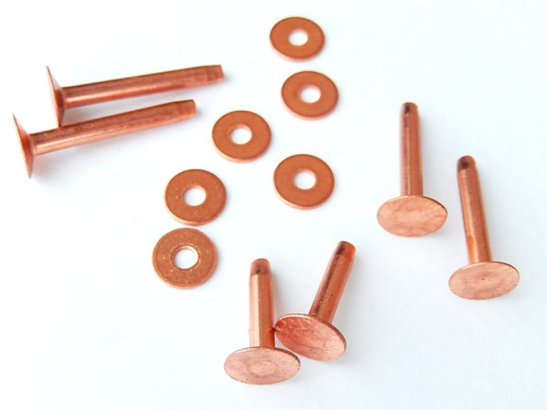 Copper Rivets And Burrs 20 Piece 10 1" (L) Hill Leather Company