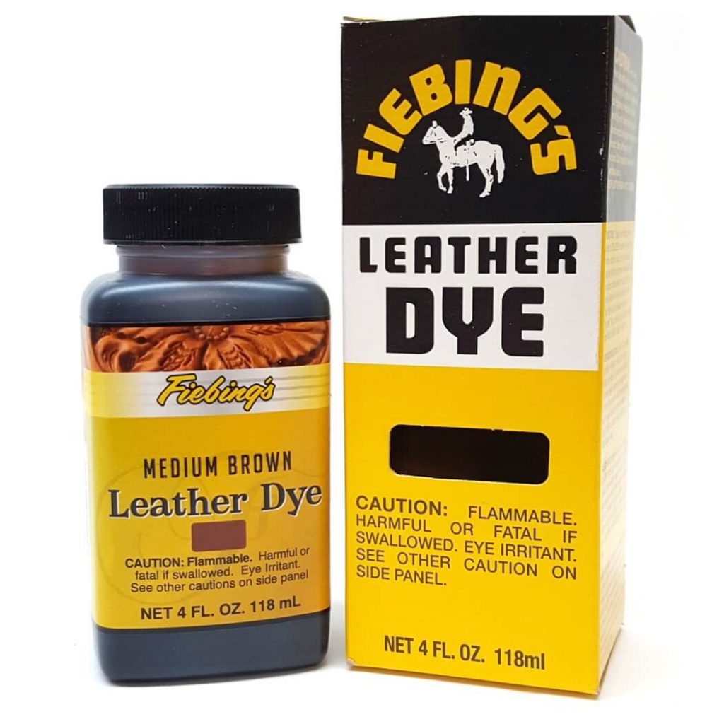 Fiebing's Pro Leather Dye 4 oz. Medium Brown - Hill Leather Company