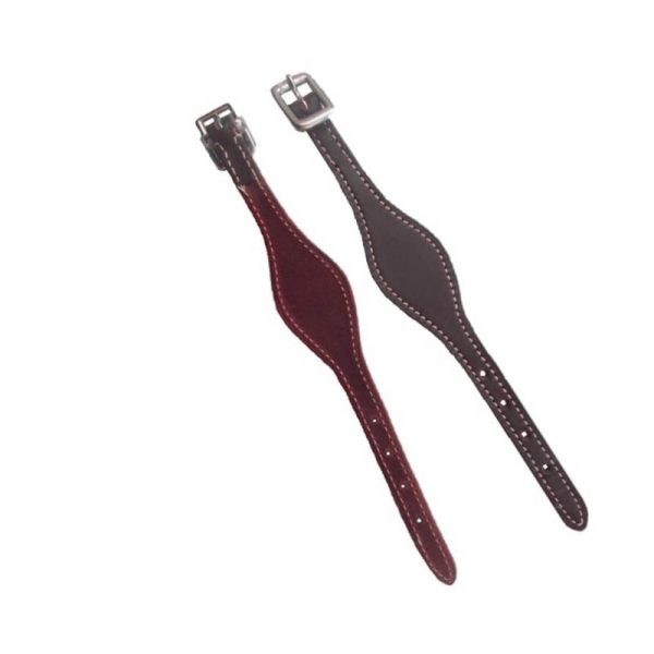 Western Saddle Stirrup Hobbles Shaped Dark Brown Hill Leather Company