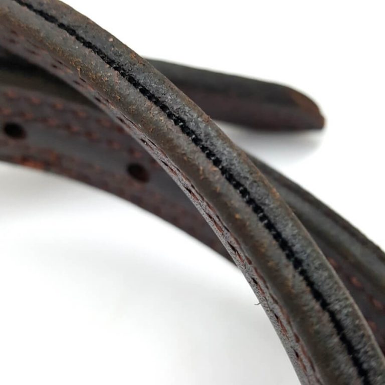 2 Pack English Premium Rich Brown 3 Ply Stirrup Leathers 55" X 1