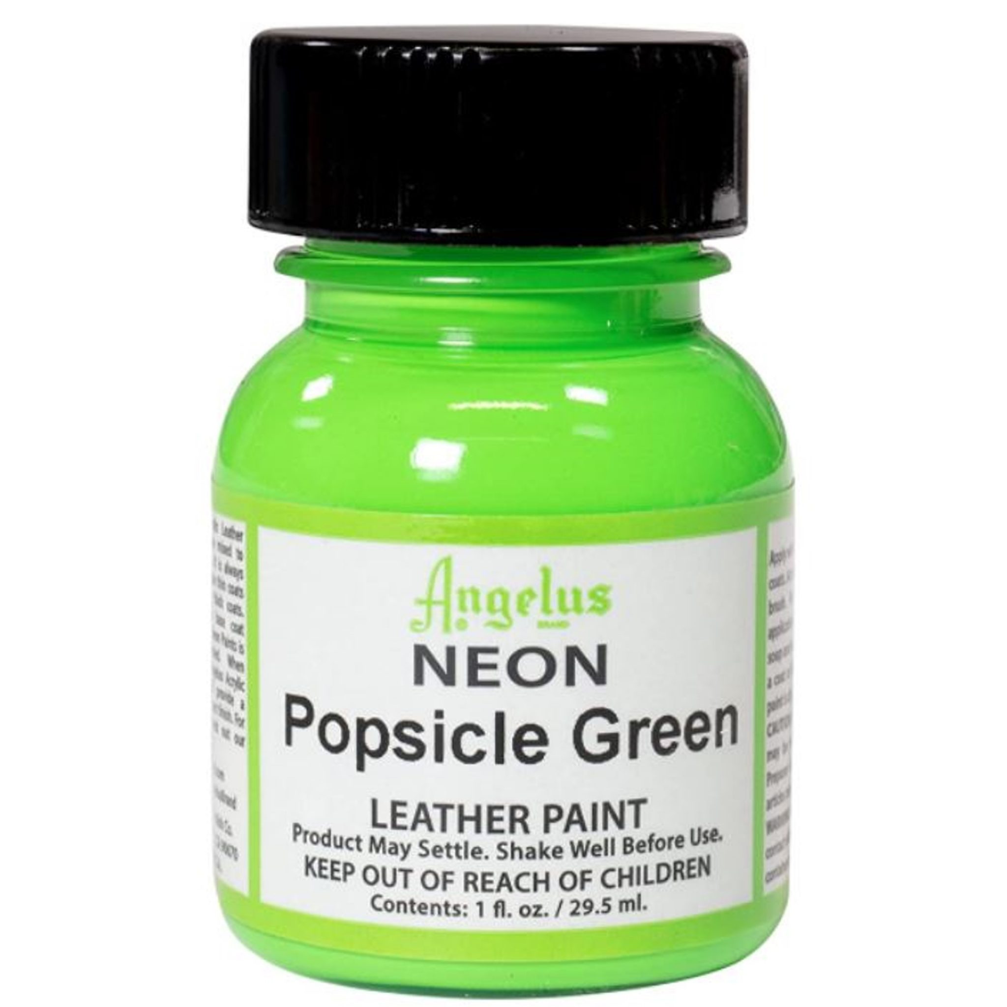 Angelus Neon1 oz Leather Paint, Popsicle Green Hill Leather Company