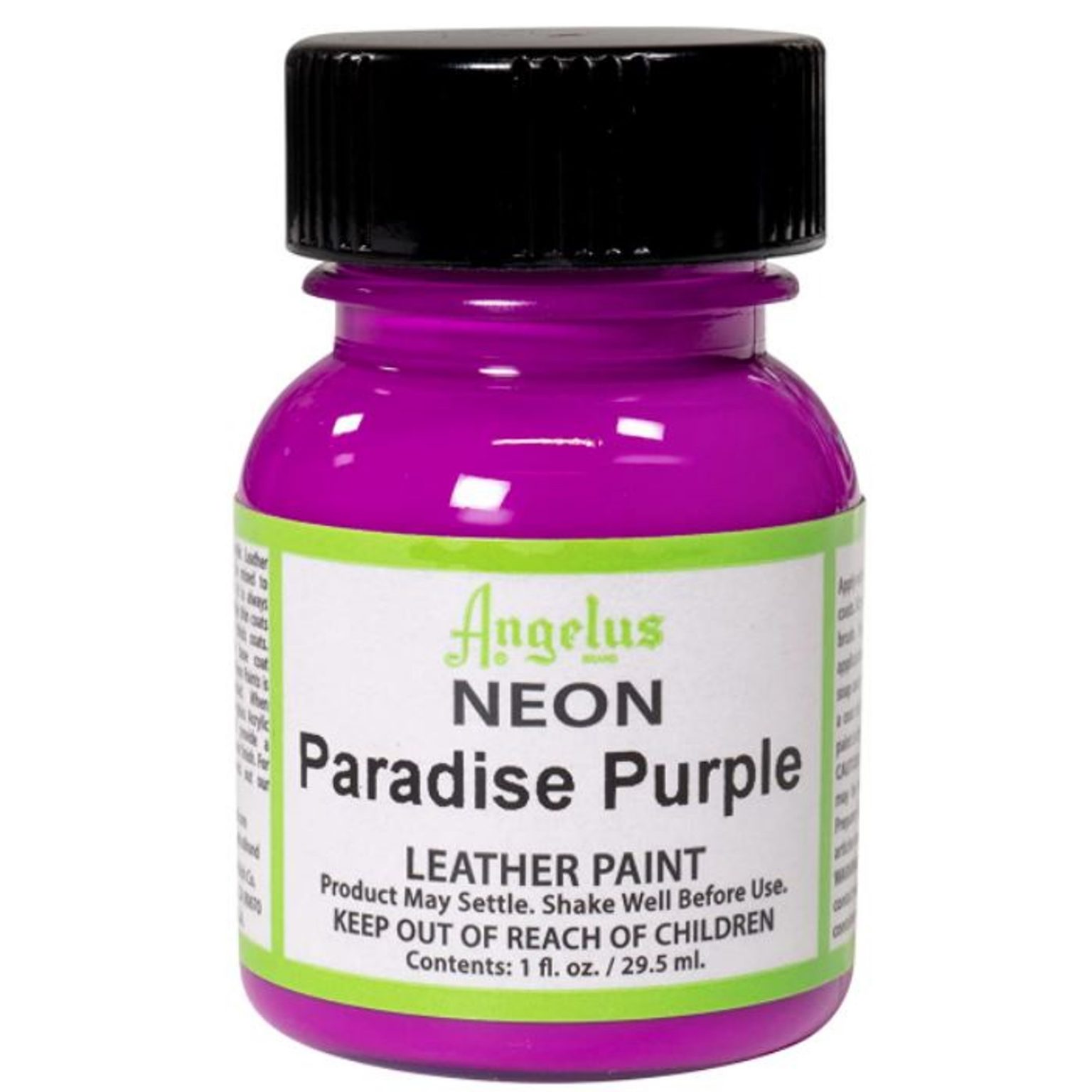 Angelus Neon1 oz Leather Paint, Paradise Purple Hill Leather Company