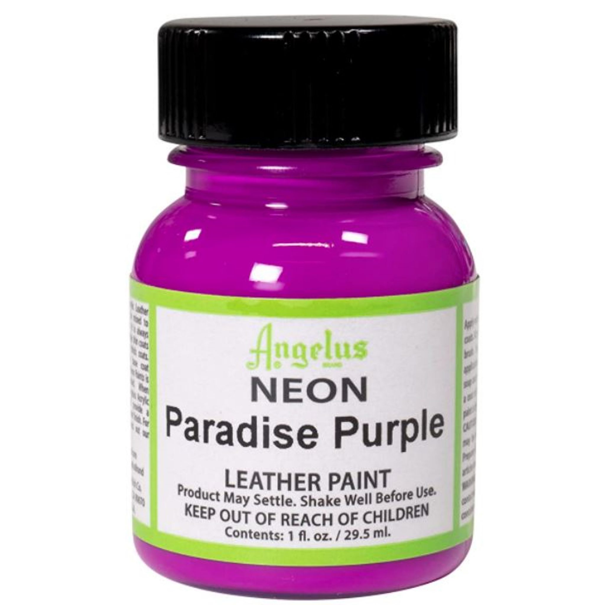Angelus Neon1 oz Leather Paint, Paradise Purple Hill Leather Company