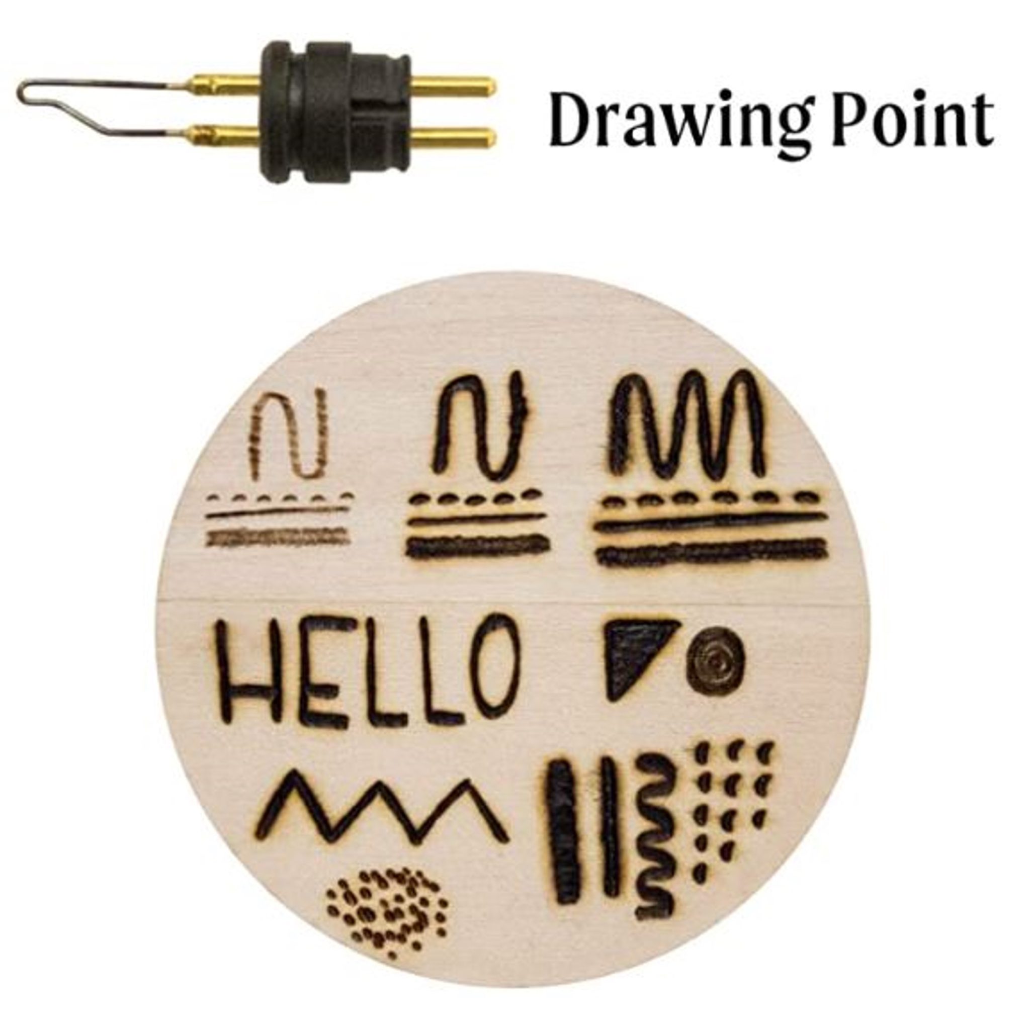 Walnut Hollow Creative Woodburner Wire Tip Wood Burning Tool, White