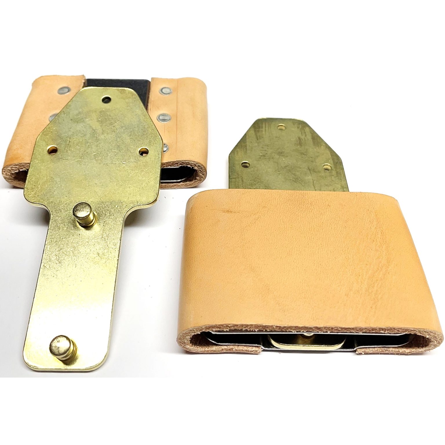 Solid Brass 3" Leather Wrapped Genuine Blevins Buckle Stirrup Adjusters ...