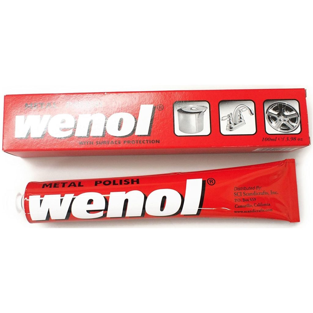 Wenol Metal Polish, White, 3.93 oz Hill Leather Company