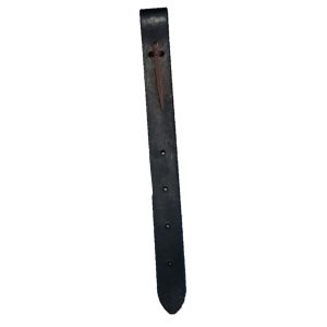 Premium Black Leather 18" Off Billet