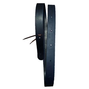 Black Latigo Leather 6' (72") Western Saddle Cinch Tie Strap