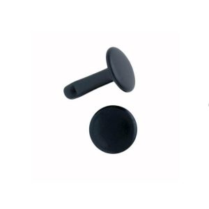 5/16" (L) Black Double Cap Rivets 10 Pack